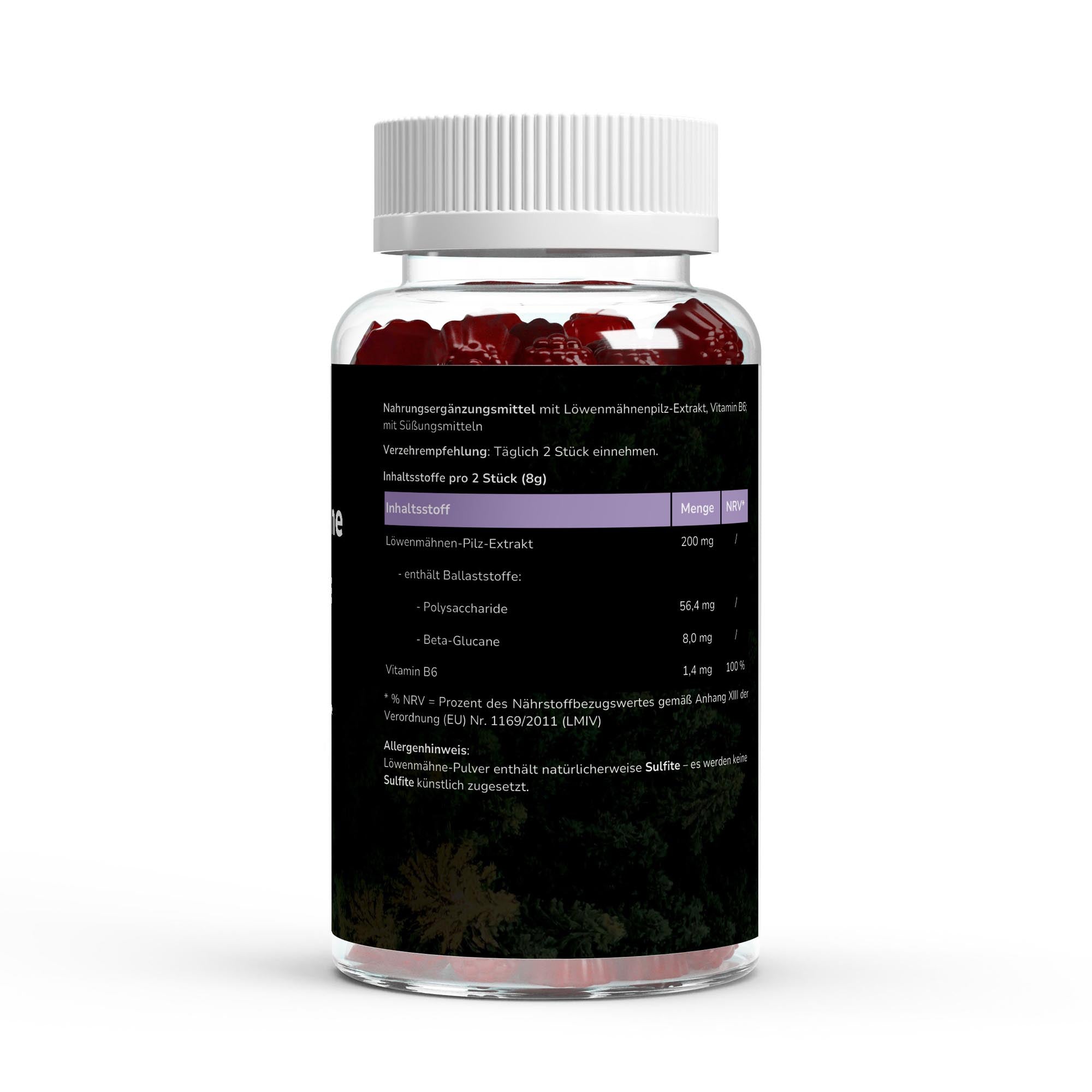 #Löwenmähne + Vitamin B6 Gummies