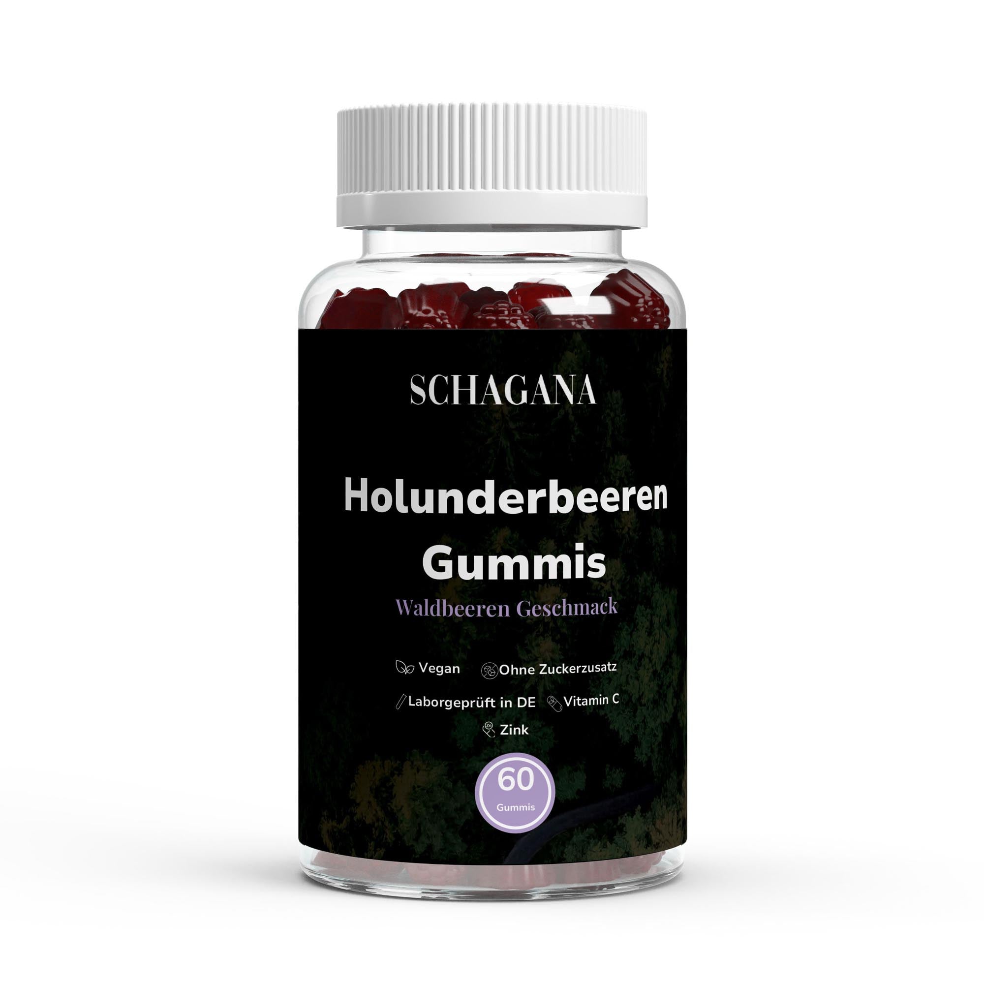 #Holunderbeeren Gummis + Vitamin C + Zink