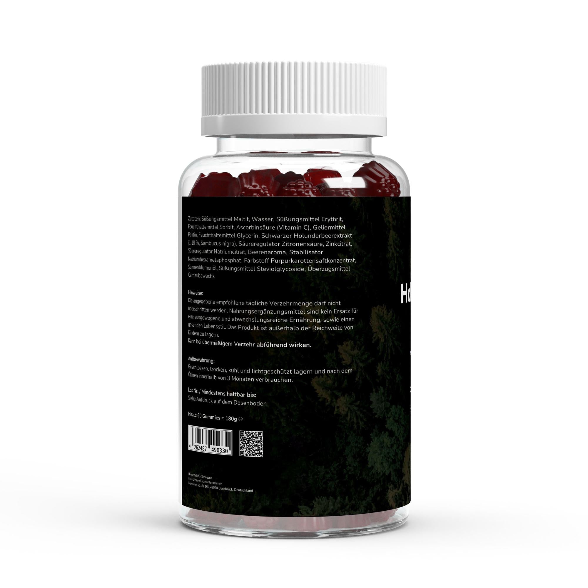 #Holunderbeeren Gummis + Vitamin C + Zink