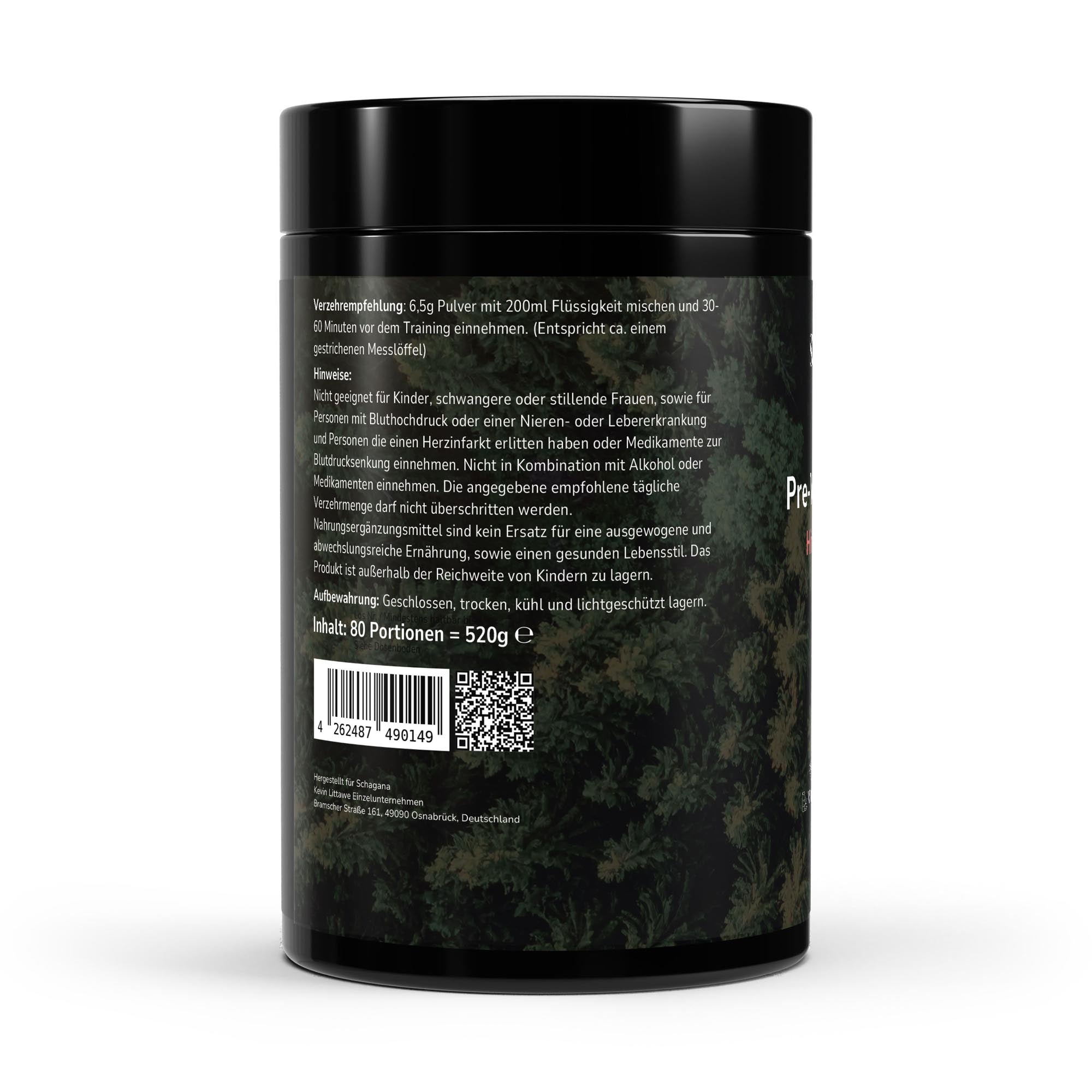 #Pre-Workout Booster Himbeere