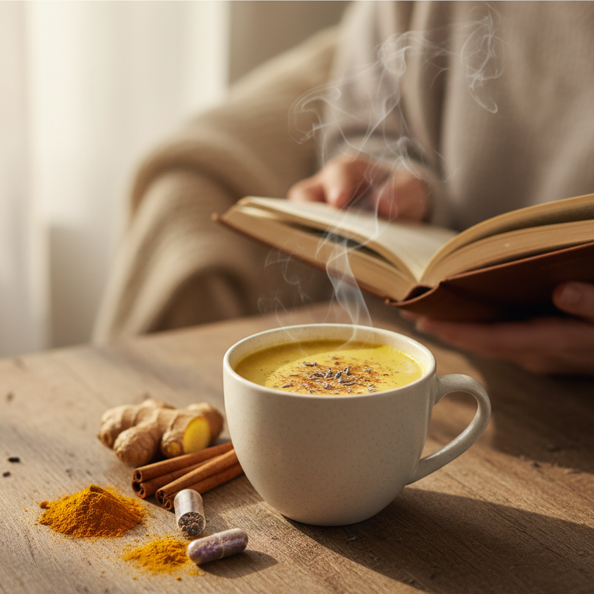 Goldene Milch mit Kurkuma – Rezept für Entspannung am Abend