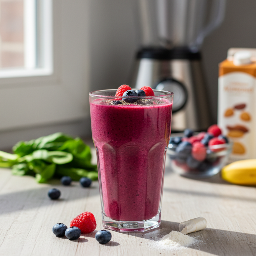 Frühstücks-Smoothie Rezept – schneller Energie-Kick mit natürlichen Zutaten