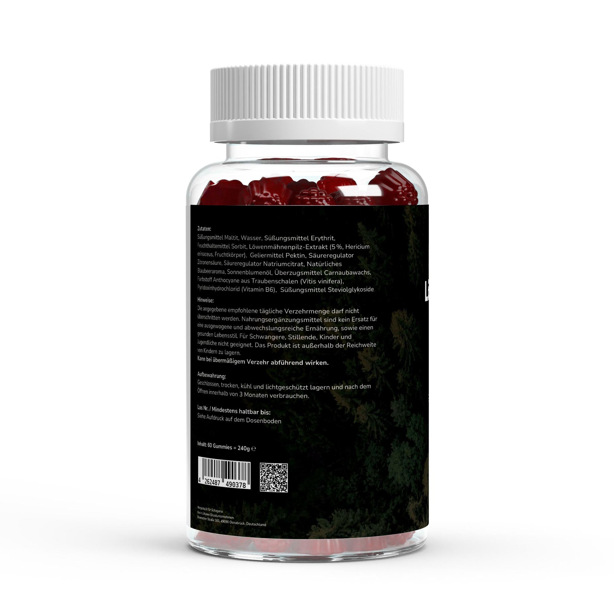 #Löwenmähne + Vitamin B6 Gummies